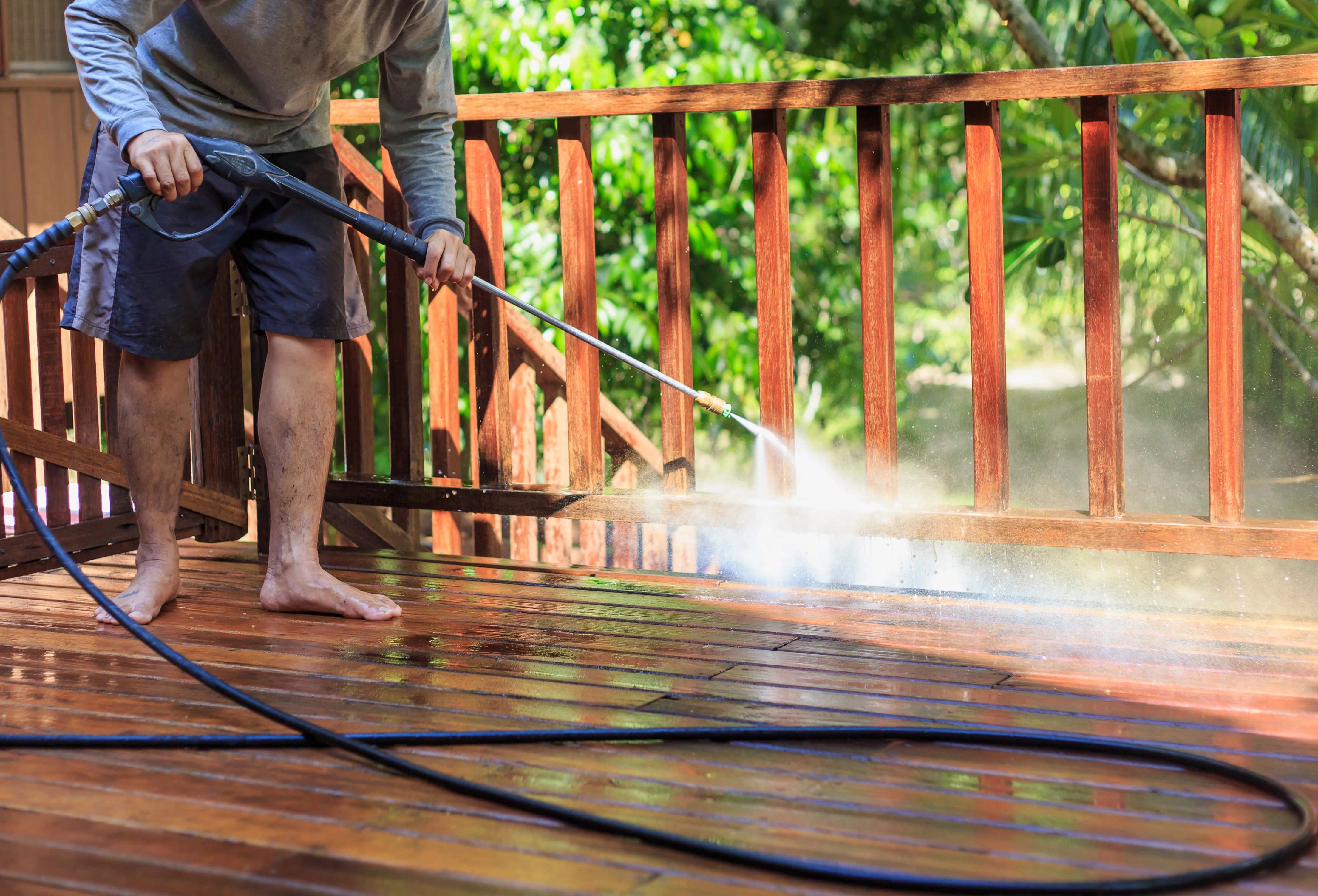 Is Pressure Washing Your Wood A Good Idea